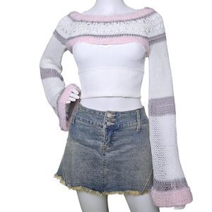 Handmade Knit & Crochet Bolero Shrug